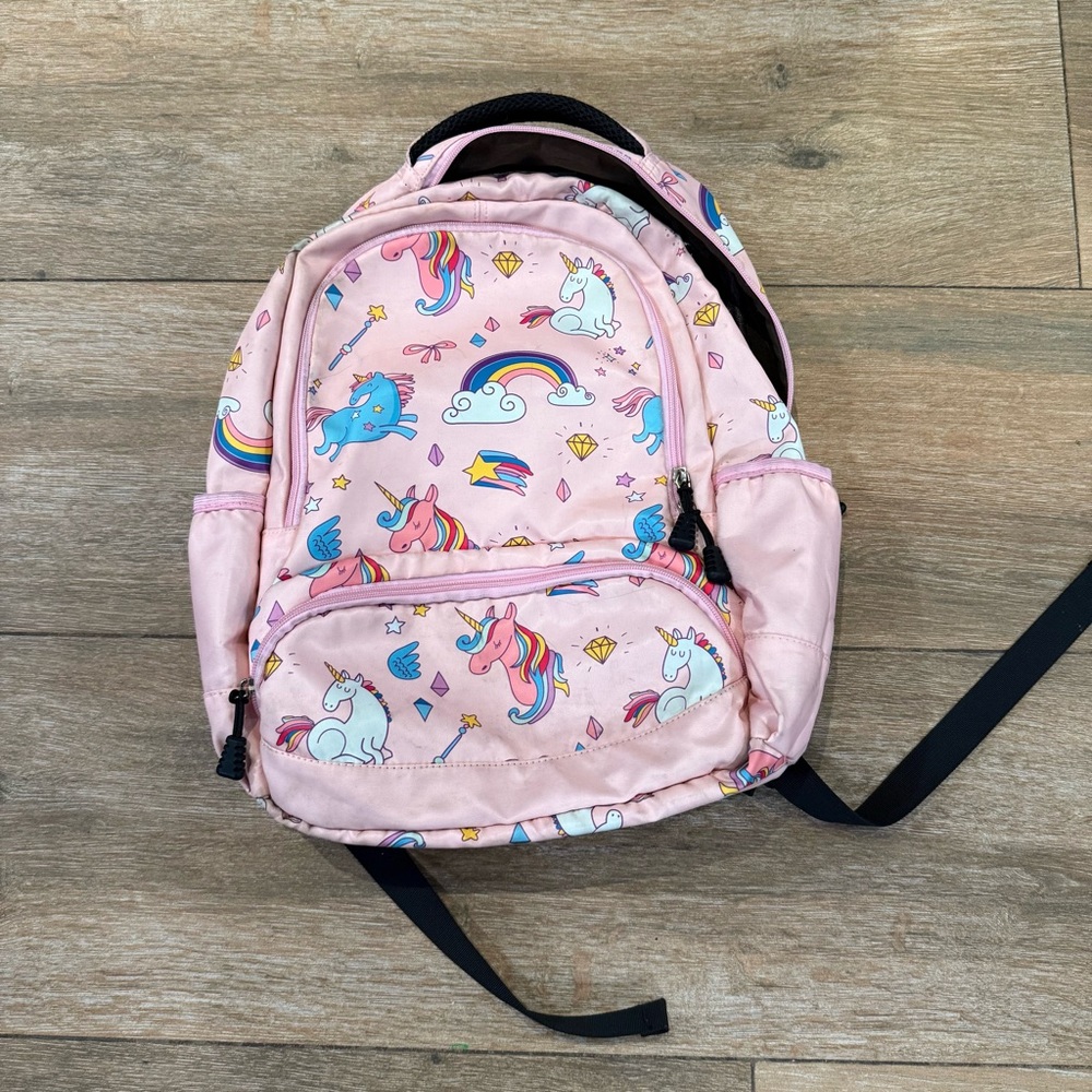 Meisohua Pink Unicorn Kids Backpack